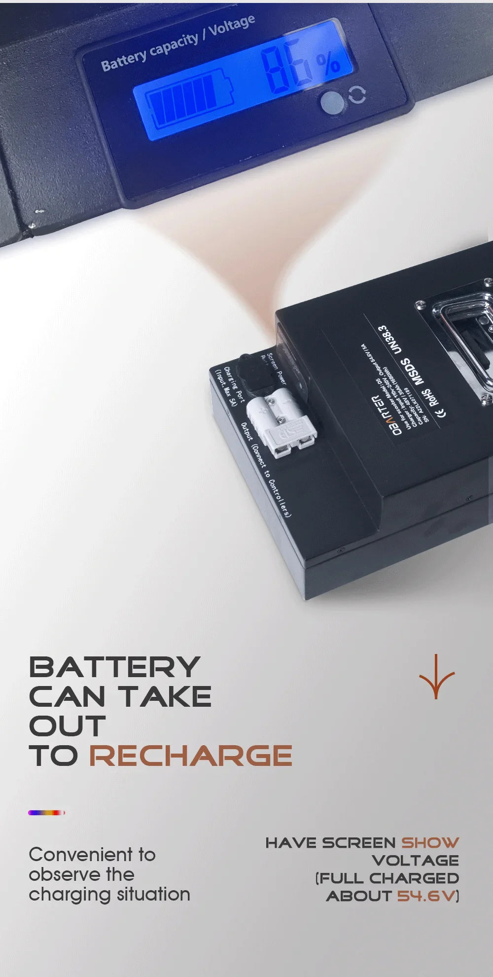 Obarter D5 Electric Scooter - 5000W, 70km/h Max Speed, Removable Battery