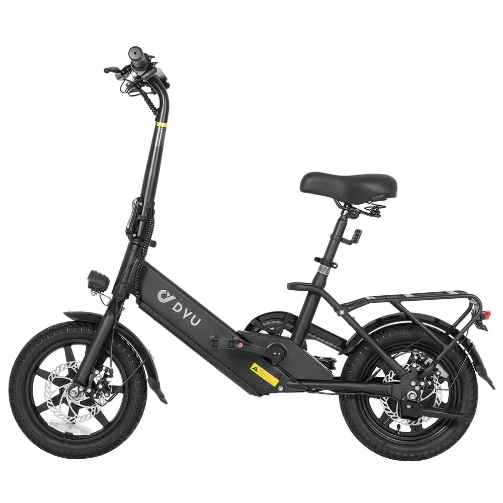 DYU-C3 Folding Electric Bike - Lightweight, 36V, 200W, 14-Inch Wheels