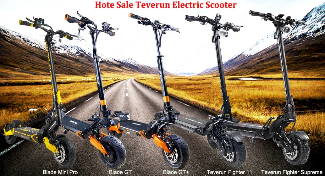 Teverun Fighter Supreme 7260R - 10000W Electric Scooter with GPS