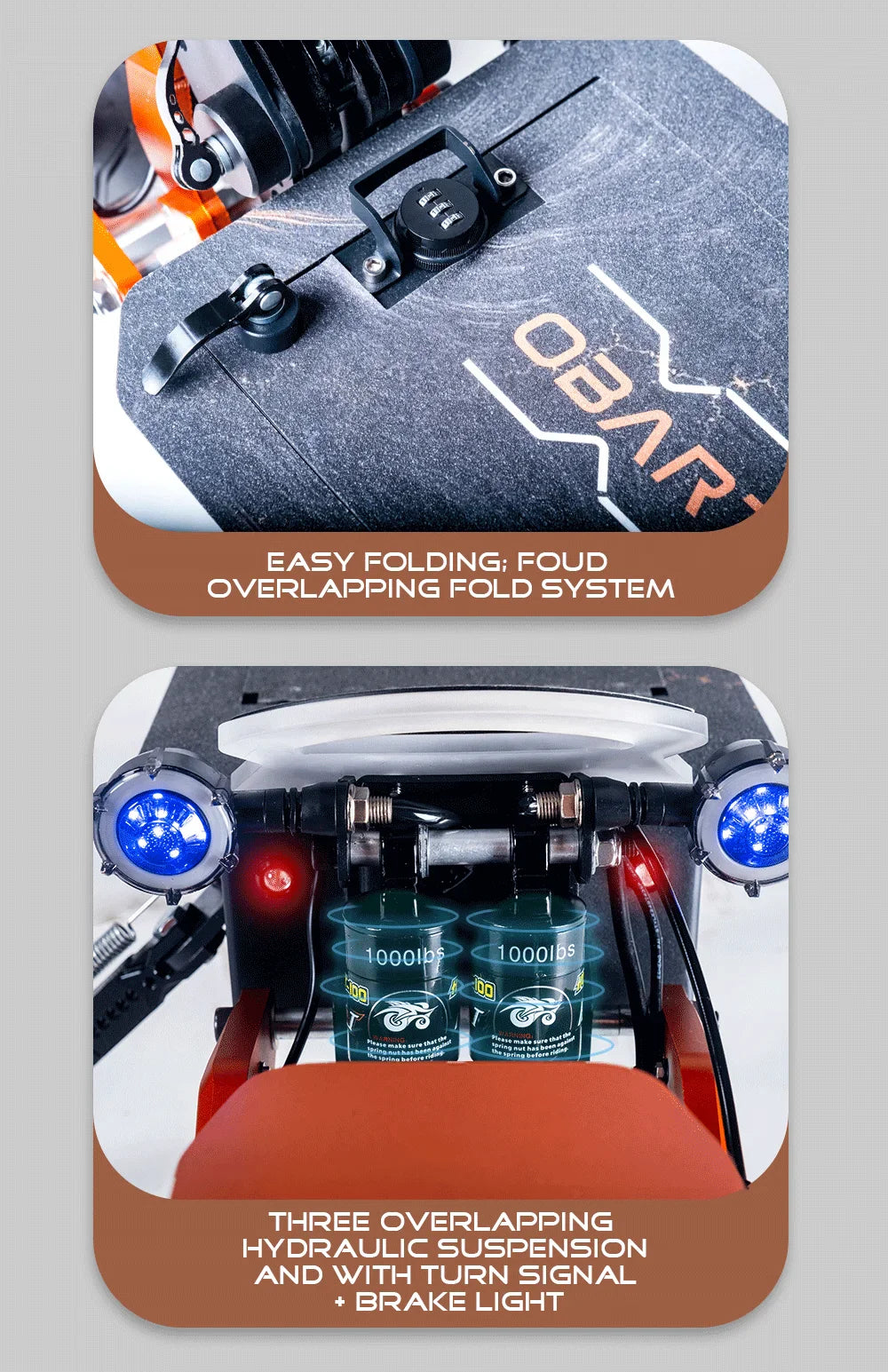 Obarter D5 Electric Scooter - 5000W, 70km/h Max Speed, Removable Battery