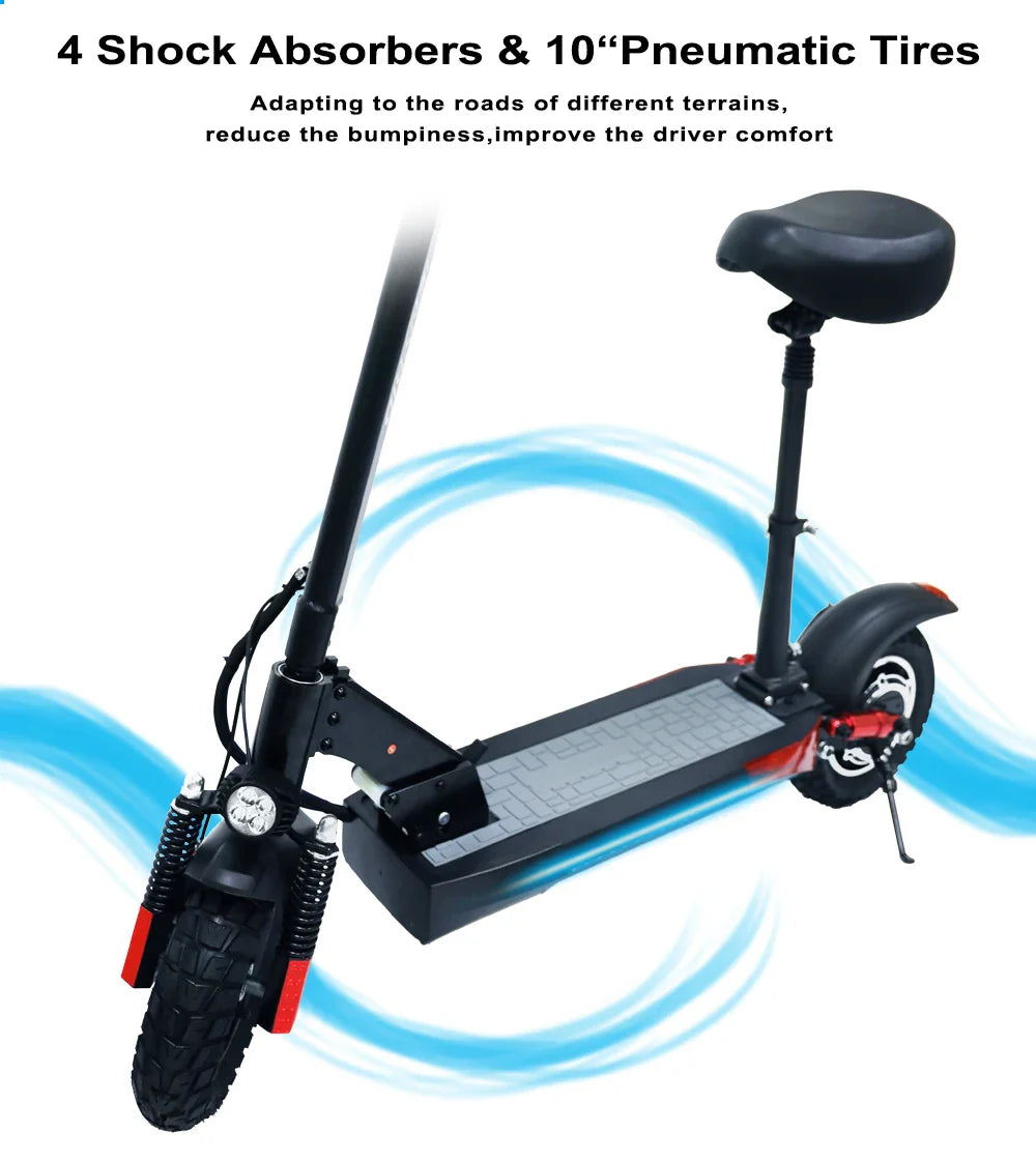 eBike Boys 48V Foldable Electric Scooter - 800W Max Speed 45km/h