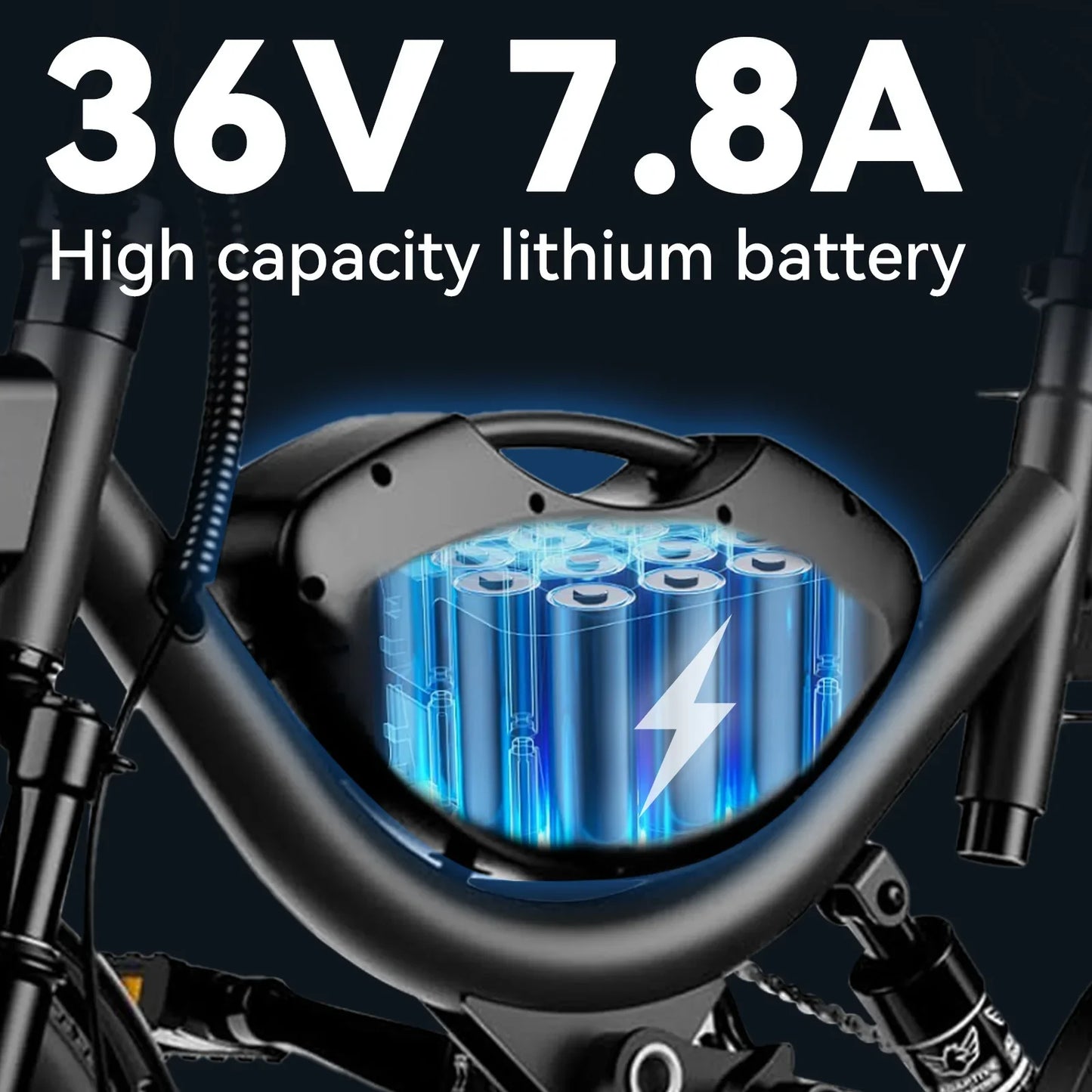 eBike Boys 715W Peak Folding Electric Bicycle - Fast & Powerful Ride