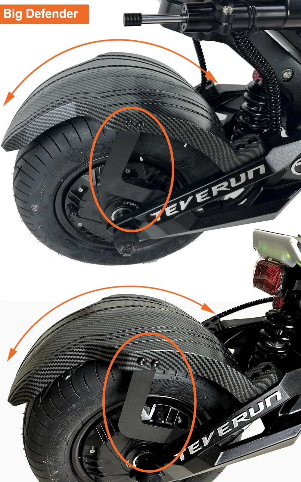 Teverun Fighter Supreme 7260R - 10000W Electric Scooter with GPS