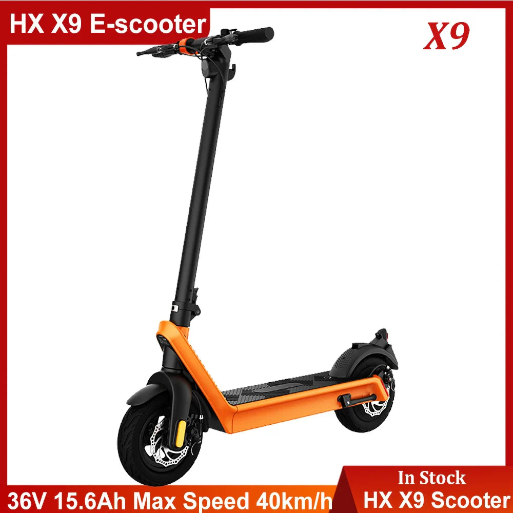 HX X9 PLUS Electric Scooter - Foldable, 60-80km Range, 10-inch Tires