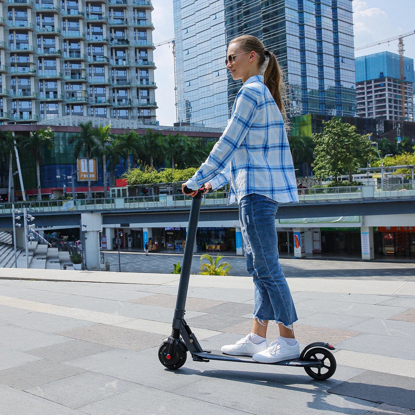 eBike Boys COROMA Electric Scooter - Foldable, Adjustable Handlebar, 20 MPH