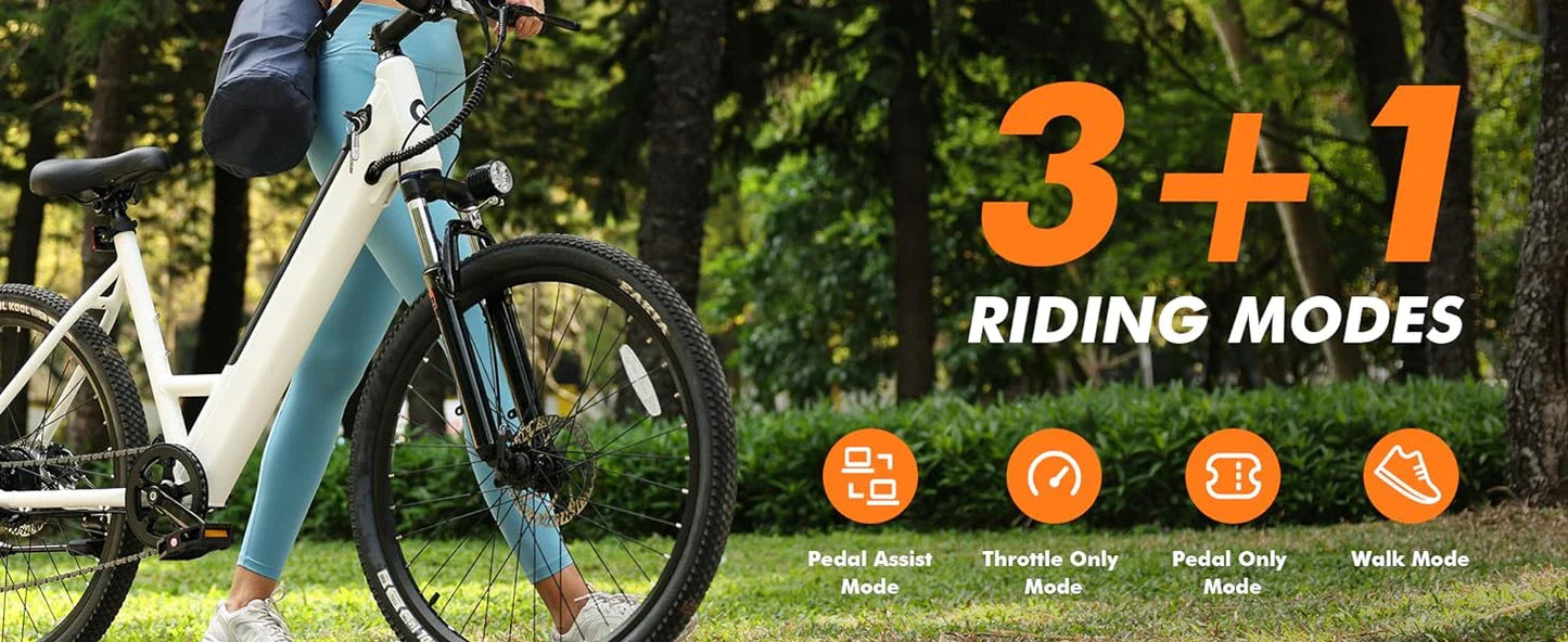 eBike Boys 750W Electric Bike - Step-Through Frame, 36V Battery