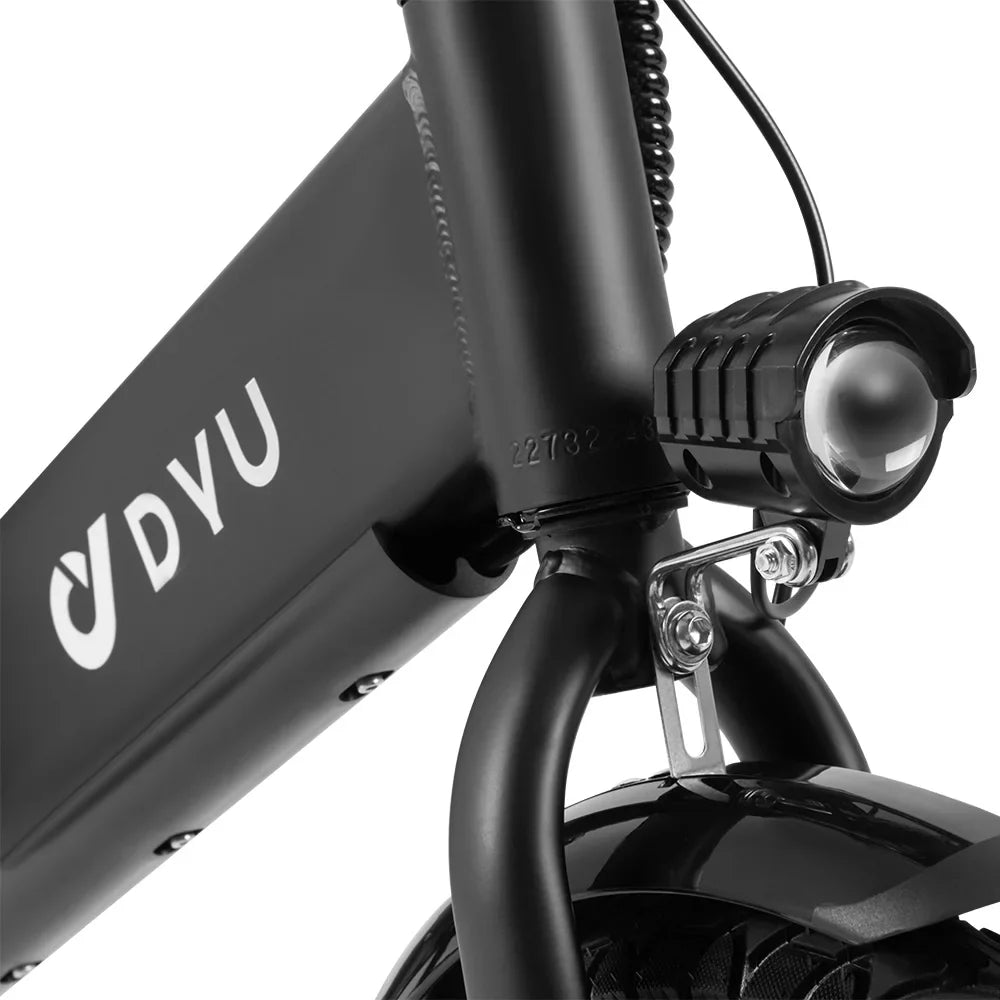 DYU-C3 Folding Electric Bike - Lightweight, 36V, 200W, 14-Inch Wheels