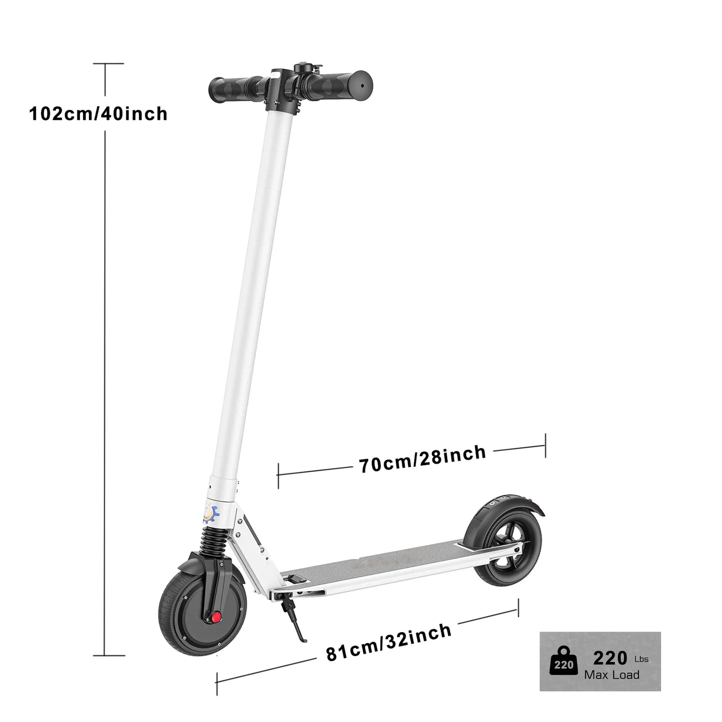 eBike Boys COROMA Electric Scooter - Foldable, Adjustable Handlebar, 20 MPH