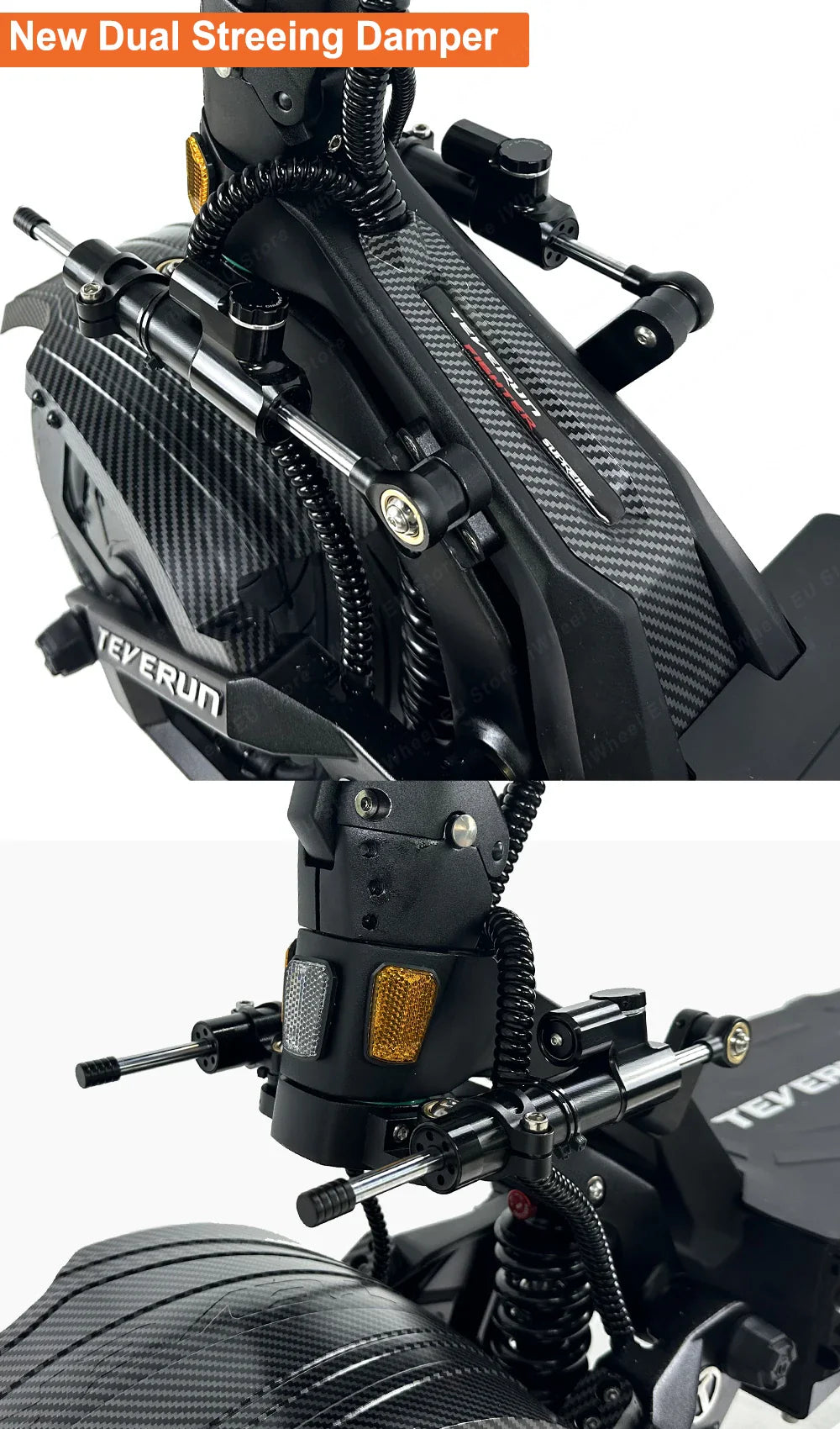 Teverun Fighter Supreme 7260R - 10000W Electric Scooter with GPS