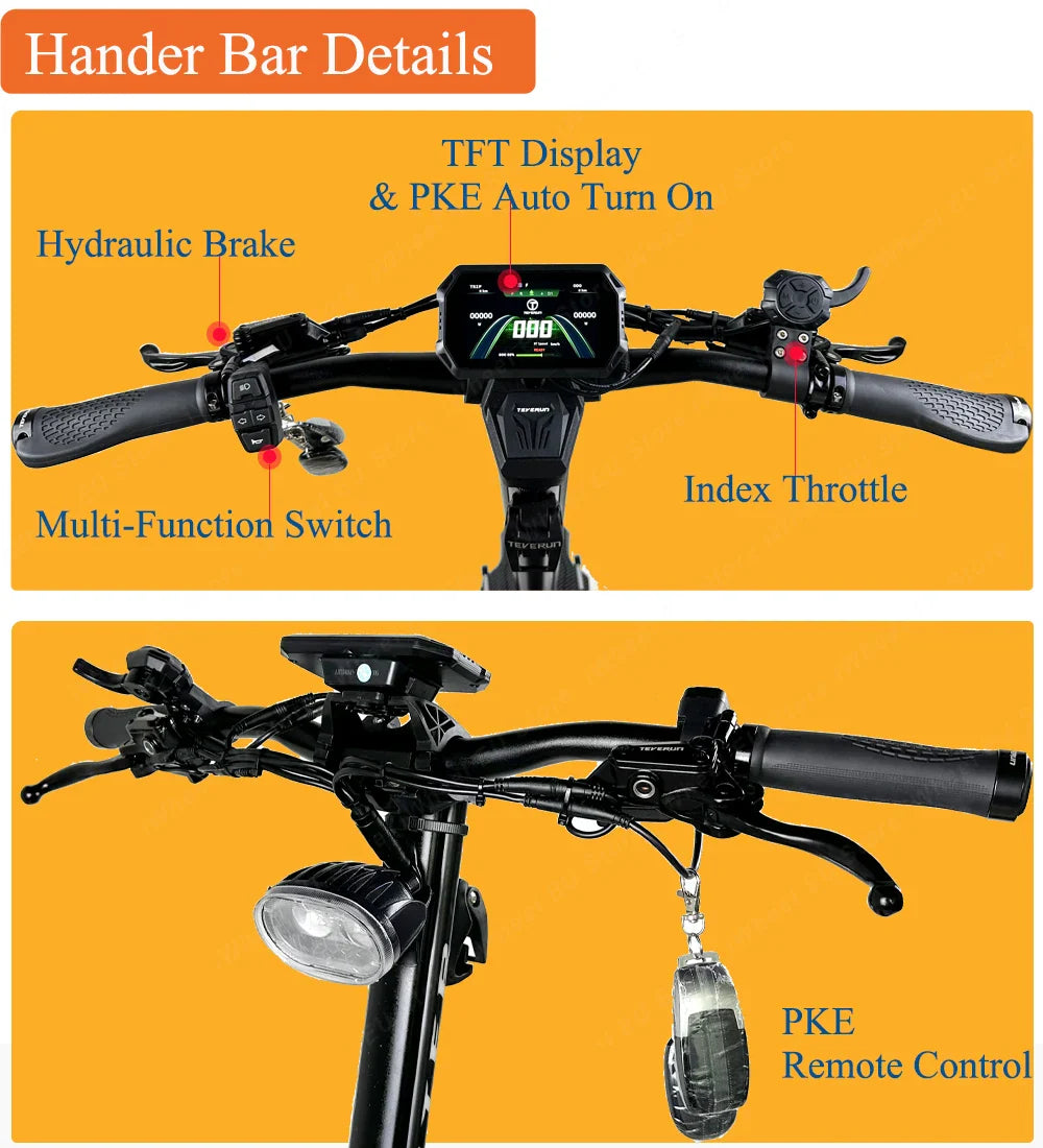 Teverun Fighter Supreme 7260R - 10000W Electric Scooter with GPS