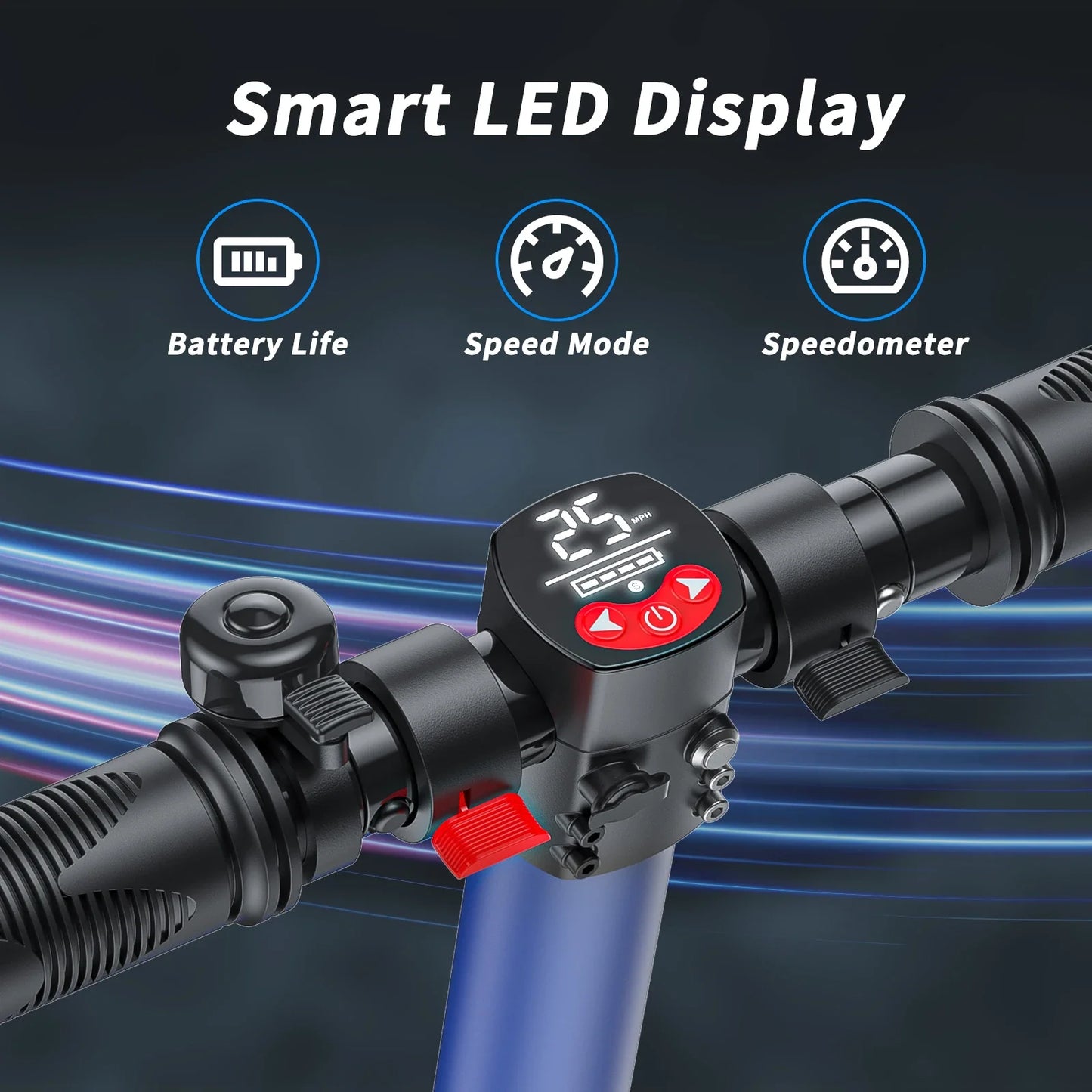 eBike Boys COROMA Electric Scooter - Foldable, Adjustable Handlebar, 20 MPH