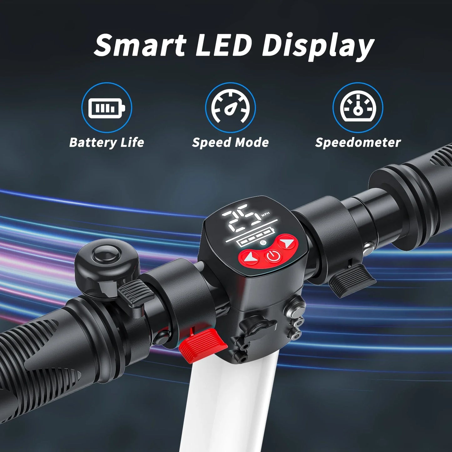 eBike Boys COROMA Electric Scooter - Foldable, Adjustable Handlebar, 20 MPH