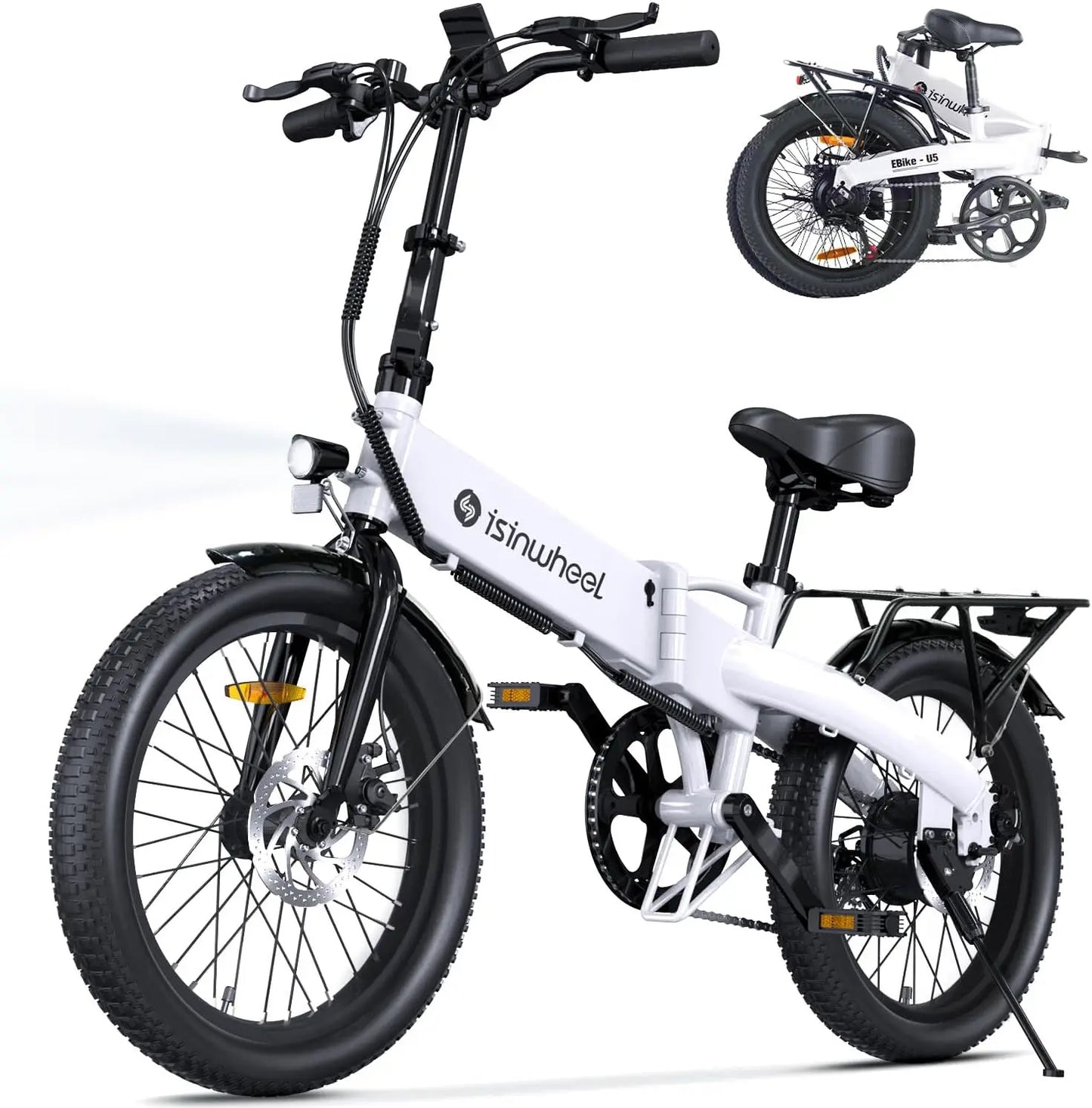 U5 500W 20" Folding eBike - Compact, Lightweight, and Powerful