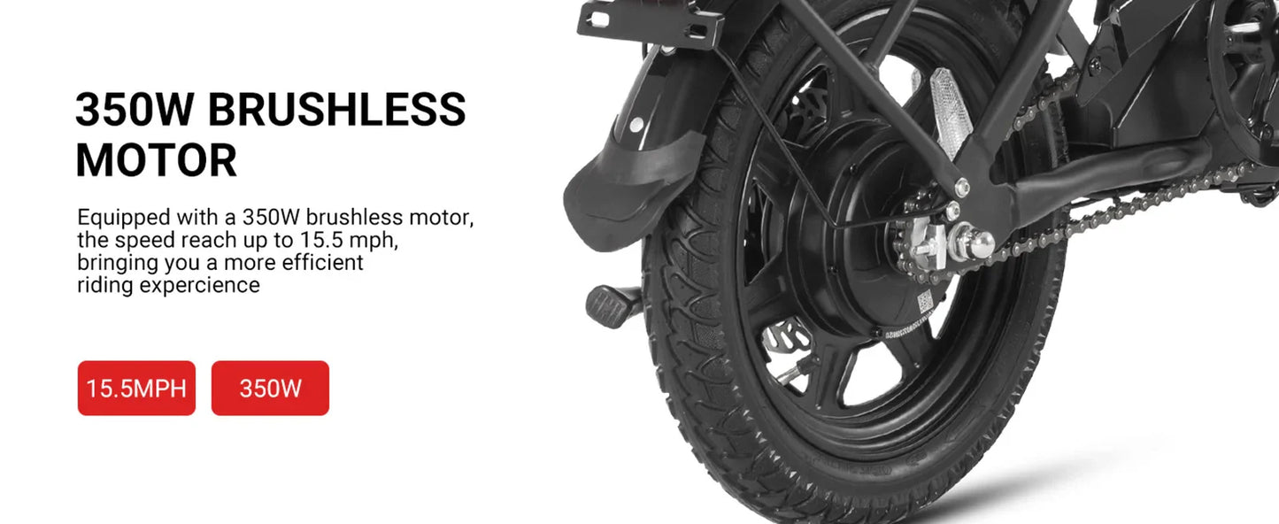 eBike Boys DYU-C3 Folding Electric Bike - Compact Aluminum Design