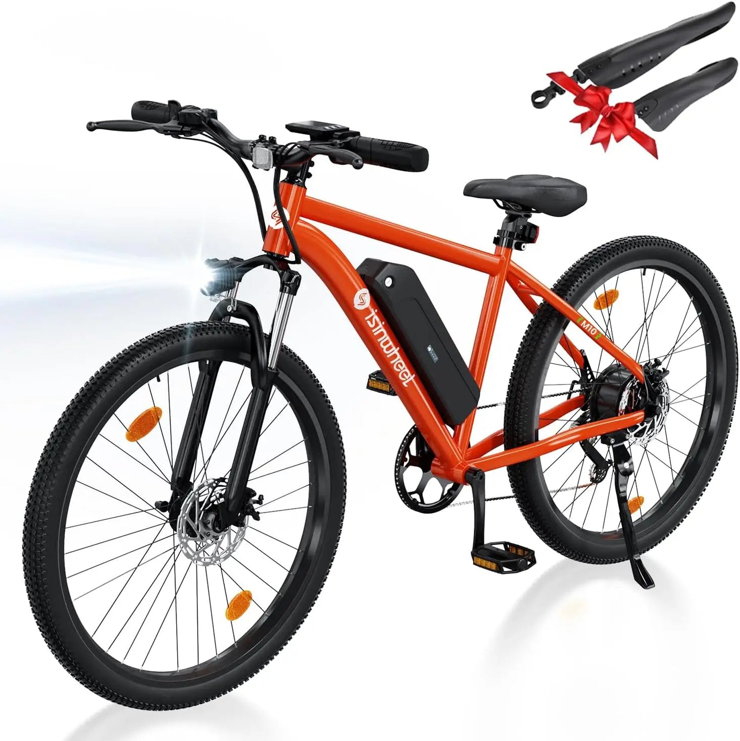 20MPH Electric Mountain Bike with Removable Battery & 35-Speeds