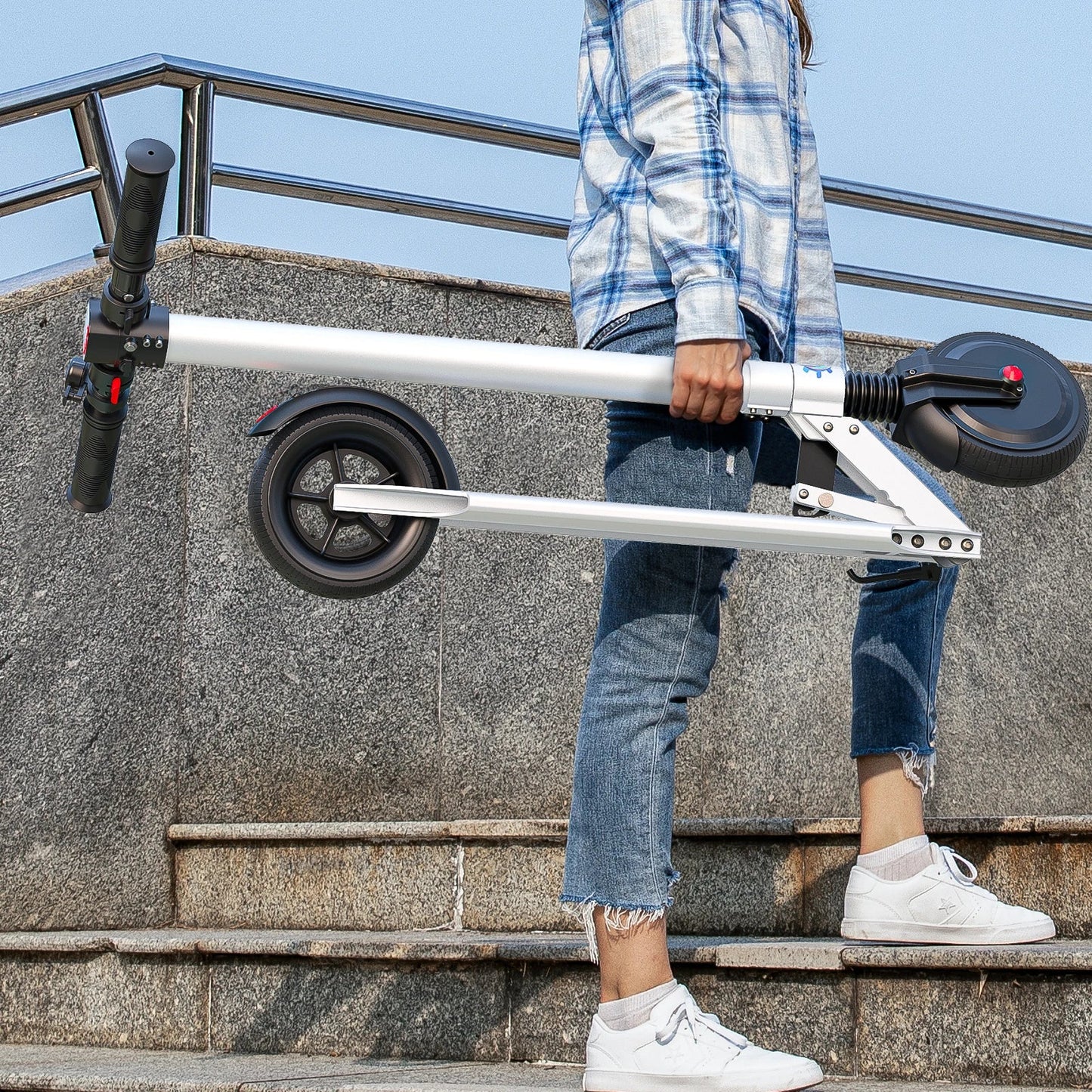 eBike Boys COROMA Electric Scooter - Foldable, Adjustable Handlebar, 20 MPH