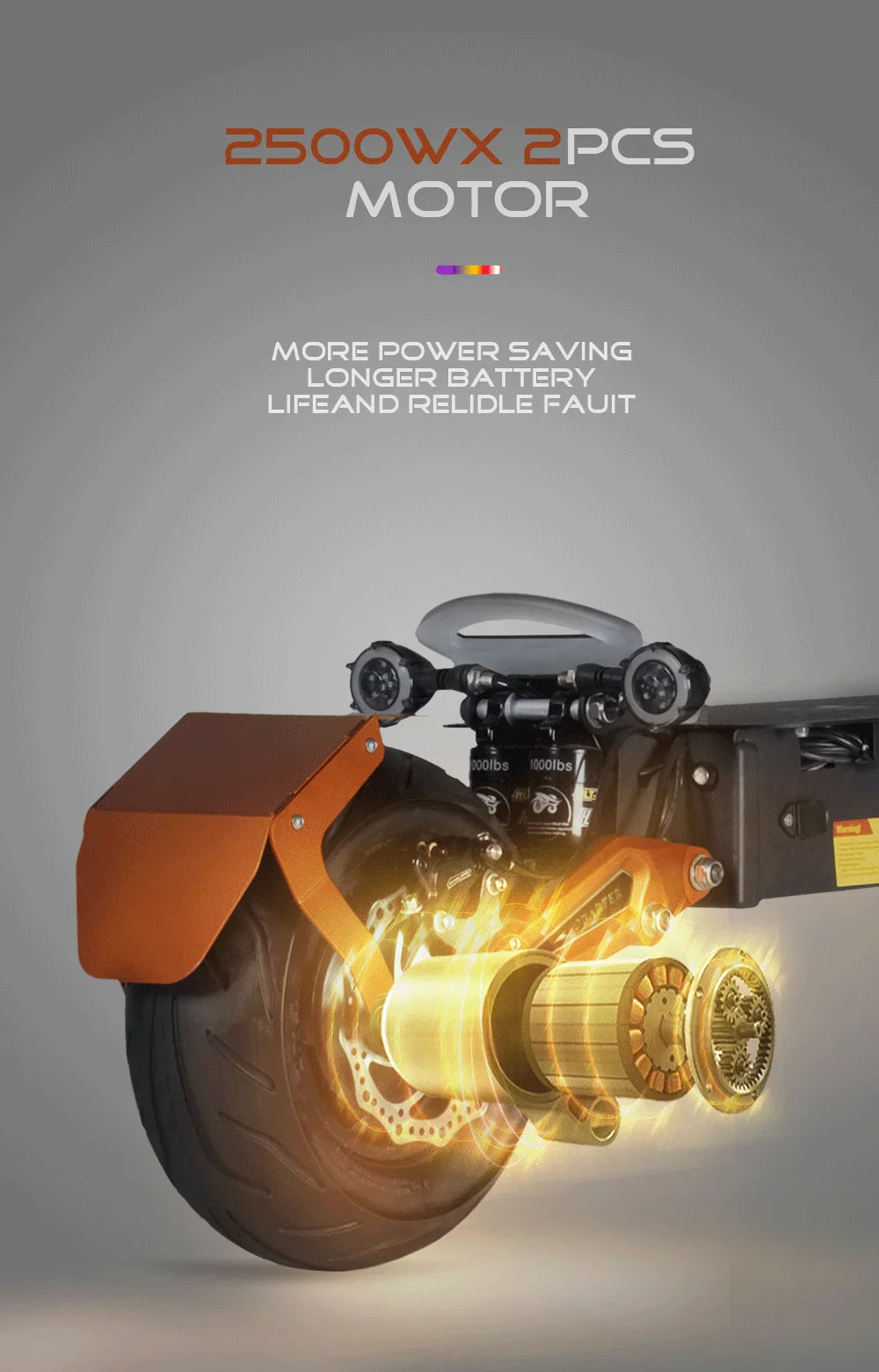 Obarter D5 Electric Scooter - 5000W, 70km/h Max Speed, Removable Battery