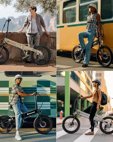 U5 500W 20" Folding eBike - Compact, Lightweight, and Powerful