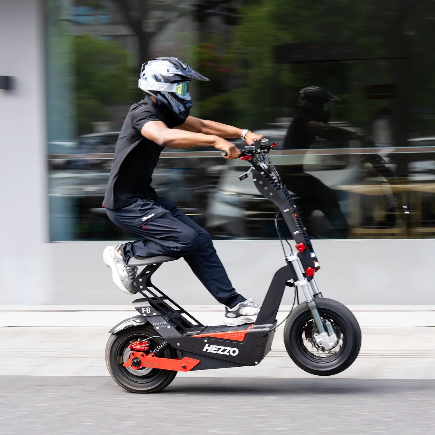 HEZZO-F8 Electric Scooter - 8000W Power, 100-120km Range