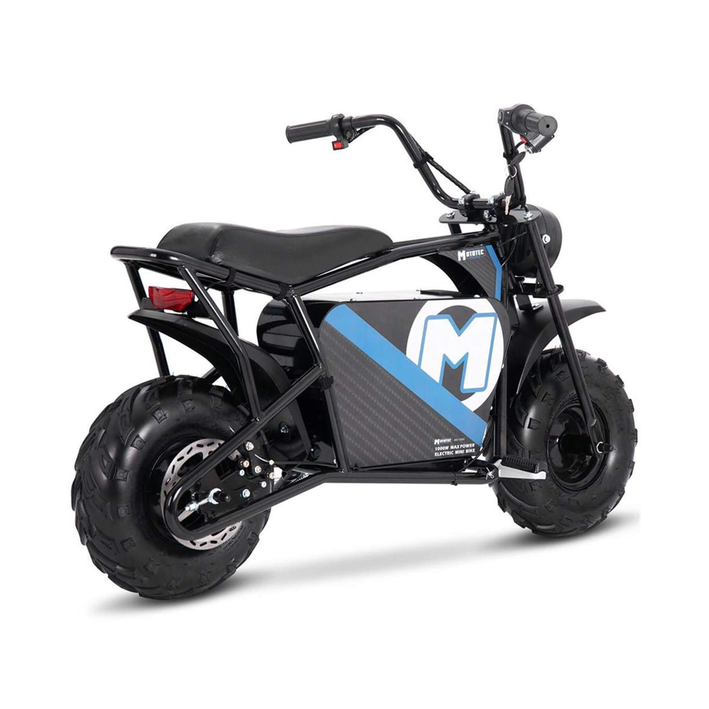 MotoTec 1000W 48V/12AH Electric Powered Mini Bike, Black (SAK17859)
