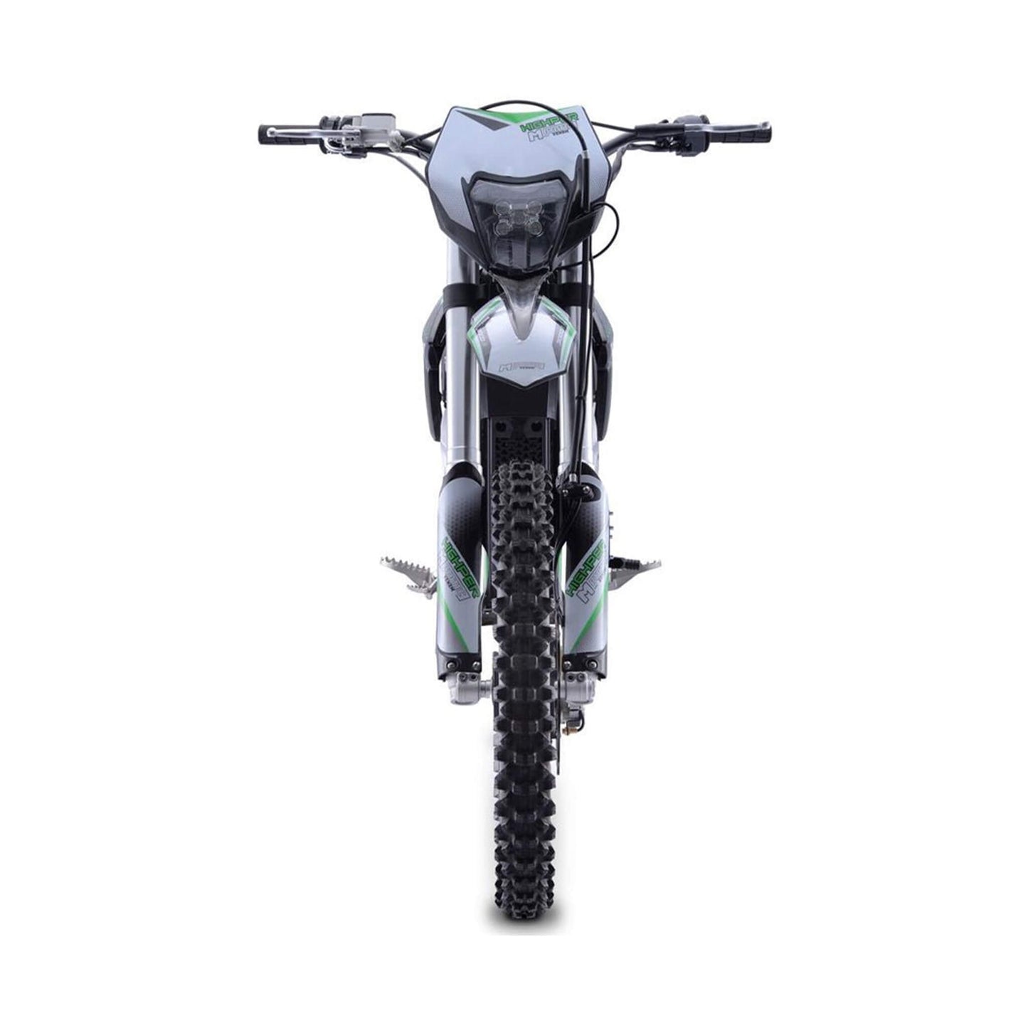 MotoTec Venom High-Performance 72V/12000W Electric Dirt Bike, White (SAK70326)