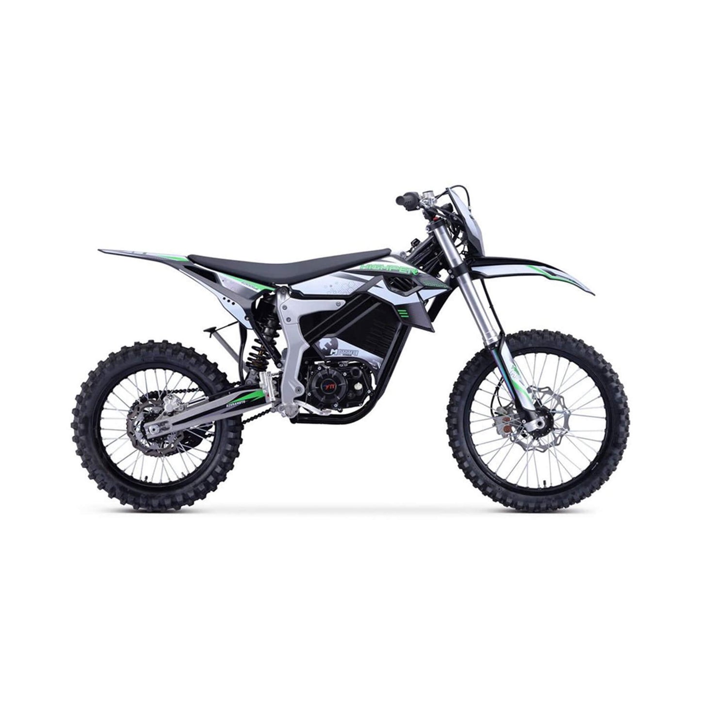 MotoTec Venom High-Performance 72V/12000W Electric Dirt Bike, White (SAK70326)