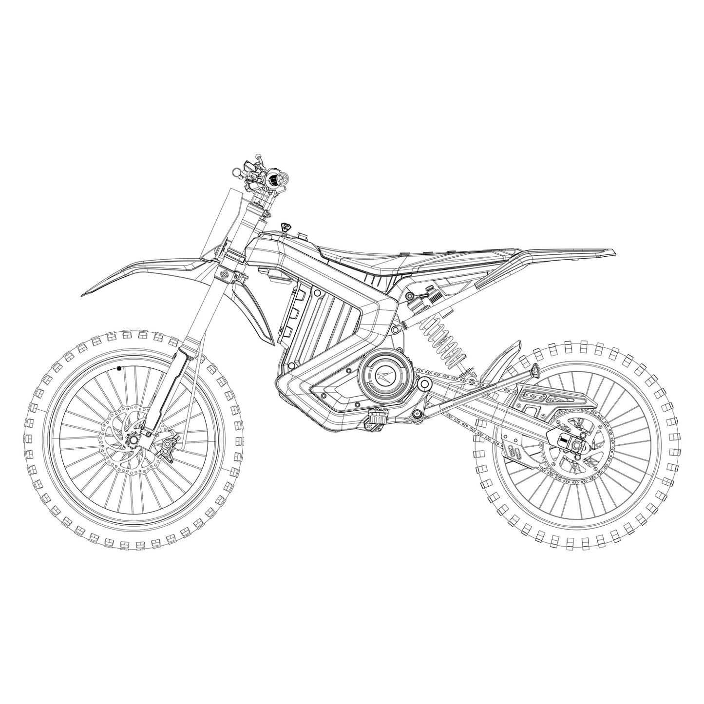 Rawrr Mantis X 72V Electric Dirt Bike