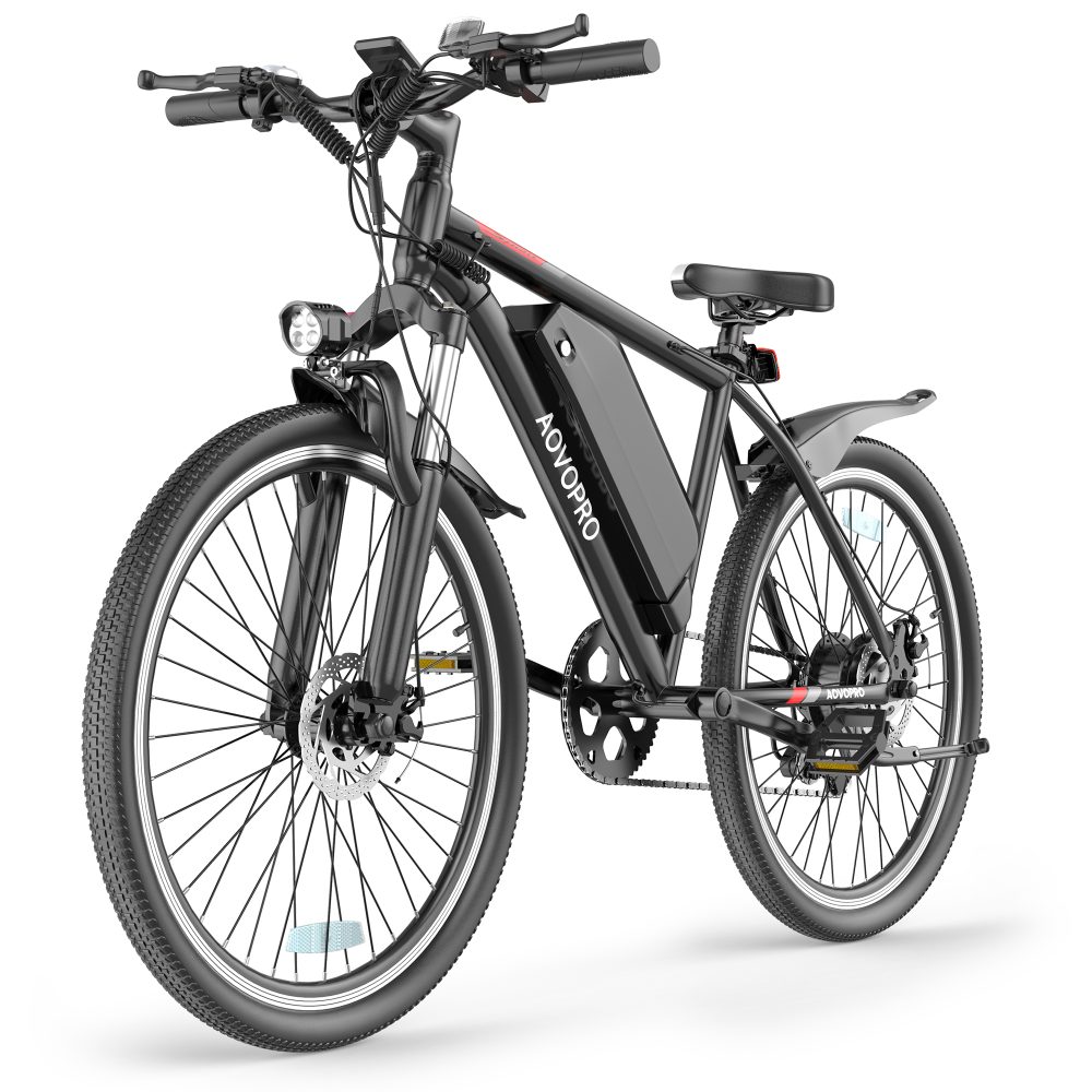 AOVOPRO BK520 Electric MTB - 350W Brushless Motor, Smart App, 5.2Ah Battery